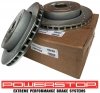 Tylna WIERCONA nacinana tarcza hamulcowa POWERSTOP JeepGrand Cherokee SRT 6,1 V8 -2010