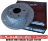 Przednie klocki + wiercone nacinane tarcze hamulcowe POWERSTOP EVOLUTION 336mm / 5 szpilek Dodge RAM 1500 2006-
