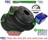 Tylne klocki GreenStuff + tarcze hamulcowe EBC seria PREMIUM GMC Yukon 2007-2020
