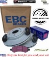 Przednie klocki Ultimax2 + tarcze hamulcowe EBC seria PREMIUM Dodge RAM 1500 2006-