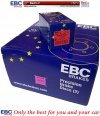 Przednie CERAMICZNE klocki RedStuff + WIERCONE NACINANE tarcze hamulcowe 320mm EBC seria GD Dodge Magnum RWD V6