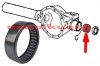 Łożysko półosi przedniej lewej mostu 8 / 8,25 205MM Dodge RAM 1500