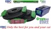 Przednie klocki GreenStuff + tarcze hamulcowe 325mm EBC seria Premium Ford Explorer 2011-2019