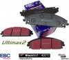Przednie klocki Ultimax2 + tarcze hamulcowe 345mm EBC seria GD Dodge Challenger