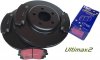 Przednie klocki Ultimax2 + tarcze hamulcowe 320mm EBC seria PREMIUM Dodge Charger RWD V6