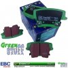 Tylne klocki GreenStuff + NACINANE NIE WENTYLOWANE tarcze hamulcowe EBC seria USR Lancia Thema RWD 3,6 V6