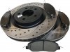 Przednie klocki +  WIERCONE tarcze hamulcowe 336mm Ford Mustang 2011-2014