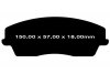 Przednie klocki Ultimax2 + tarcze hamulcowe 320mm EBC seria PREMIUM Dodge Charger RWD V6