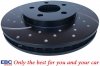 Przednia NAWIERCANA NACINANA tarcza hamulcowa 293mm EBC seria GD Ford Mustang 2005-2010