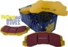 Przednie klocki YellowStuff + NAWIERCANE NACINANE tarcze hamulcowe EBC seria GD Ford Expedition 2011-