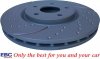 Przednie klocki Ultimax2 + NAWIERCANE NACINANE tarcze hamulcowe 330mm EBC seria GD Chrysler Pacifica FWD 2017-