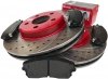 Przednie klocki BREMBO + WIERCONE nacinane tarcze hamulcowe 320mm Dodge Charger