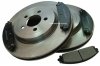 Przednie tarcze 345mm oraz klocki hamulcowe Dodge Charger