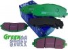 Przednie klocki GreenStuff + NACINANE tarcze hamulcowe 330mm EBC seria USR Chrysler Pacifica 2017-