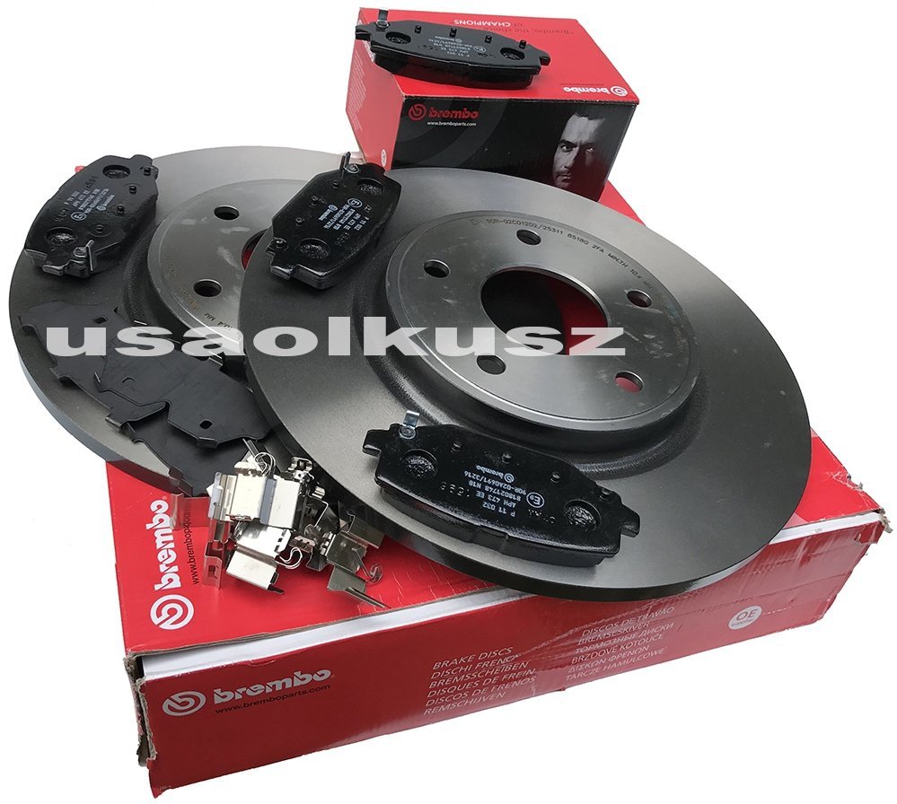 Klocki Oraz Tarcze Hamulcowe Tylne 328mm Chrysler Voyager