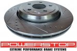Tylna WIERCONA nacinana tarcza hamulcowa 350mm POWERSTOP Jeep Grand Cherokee SRT / Trackhawk