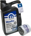 Filtr + olej MaxPro 10W30 MOPAR Chrysler New Yorker