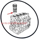 Oring tulei cienki brązowy 1,70mm Jeep Liberty CRD -2007 46320241A