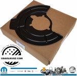 Tarcza kotwiczna osłona tarczy hamulcowej przedniej prawej Jeep Wrangler JK 2007-2018 68043286AB 52060142AA