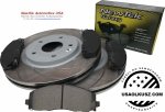 Przednie klocki + NACINANE tarcze hamulcowe 330mm SILVER Chrysler Pacifica 2017-