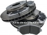 Klocki tarcze hamulcowe przednie 302mm Dodge Nitro