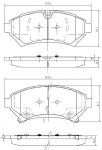 Klocki hamulcowe przednie Cadillac SeVille 1998-2002