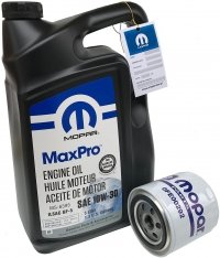 Filtr + olej MaxPro 10W30 MOPAR Dodge Intrepid 