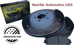 Klocki + przednie NACINANE tarcze hamulcowe 345mm ATM SLOTTED Dodge Magnum