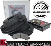 Tylne klocki + tarcze hamulcowe 330mm Chevrolet GMC Savana 1500 RWD 2003-