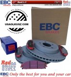 Przednie klocki REDSTUFF + tarcze hamulcowe 345mm EBC seria GD Dodge Challenger
