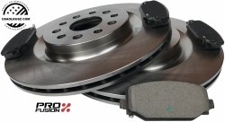 Tylne klocki + WENTYLOWANE tarcze hamulcowe 350mm Jeep Grand Cherokee WL 2021-