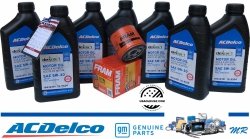 Filtr FRAM + olej ACDelco 5W30 Chevrolet Colorado L5