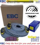Przednie klocki YELLOWSTUFF + tarcze hamulcowe 345mm EBC seria GD Dodge Challenger