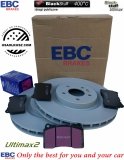 Przednie klocki Ultimax2 + tarcze hamulcowe 355mm EBC seria PREMIUM Ford Mustang 2005-2014
