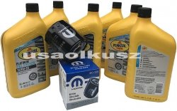 Olej Pennzoil 0W20 oraz oryginalny filtr Jeep Renegade 2,4