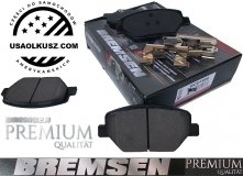 Przednie CERAMICZNE klocki hamulcowe z zestawem montażowym do tarcz 321mm Chevrolet Camaro 2016-