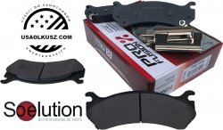 Klocki hamulcowe tylne z zestawem montażowym  Hummer H2