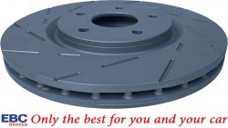 Przednia NACINANA tarcza hamulcowa 330mm EBC seria USR Dodge Caravan 2012-