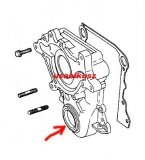 Uszczelniacz przód silnika Dodge Dakota -2003 4897297AA