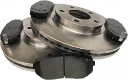 Przednie klocki + tarcze hamulcowe 296mm Ford Edge FWD 2007-2009