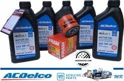 Filtr FRAM + olej ACDelco 5W30 Buick Terraza 3,9 V6