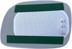Szkło lusterka prawe PODGRZEWANE ASFERYCZNE Chrysler Voyager Town Country 1996-2008