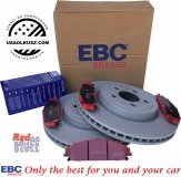Przednie klocki REDSTUFF + tarcze hamulcowe 345mm EBC seria PREMIUM Dodge Charger