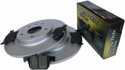 Tylne CERAMICZNE klocki + tarcze hamulcowe Chrysler Pacifica 2017-