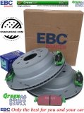 Tylne klocki GreenStuff + NACINANE tarcze hamulcowe EBC seria USR Cadillac Escalade 2007-2020