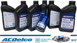 Filtr + olej ACDelco 5W30 Chevrolet Silverado 1500 4,3 V6