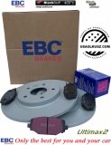 Tylne klocki Ultimax2 + tarcze hamulcowe 328mm EBC seria Premium Volkswagen Routan 2012-