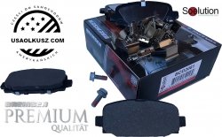 Tylne CERAMICZNE klocki hamulcowe z zestawem montażowym Jeep Compass 2017-