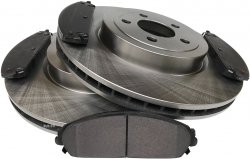 Przednie tarcze 345mm oraz klocki hamulcowe Chrysler 300C