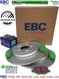 Tylne klocki GreenStuff + tarcze hamulcowe 330mm EBC seria Premium Lincoln MKS 2009-2012